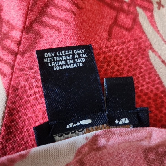 BCBGMaxAzria Red Print Wrap Dress - Picture 10 of 10